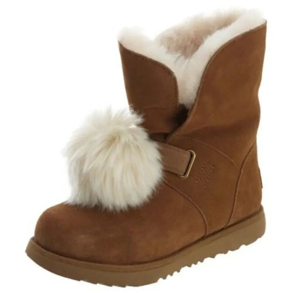 UGG Isley 1017359K Little Chestnut Shearling Sheepskin Waterproof Boots UGG305